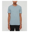 Allsaints Figure Cotton-jersey T-shirt In Brick Red