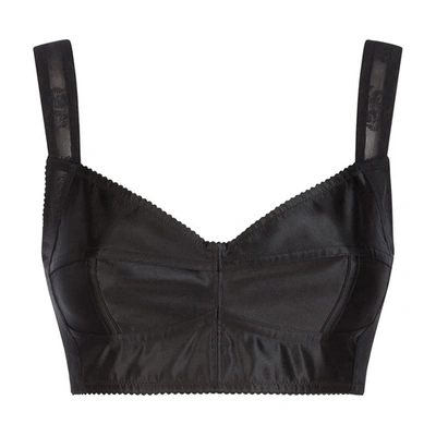 Dolce & Gabbana Corset Top In Black