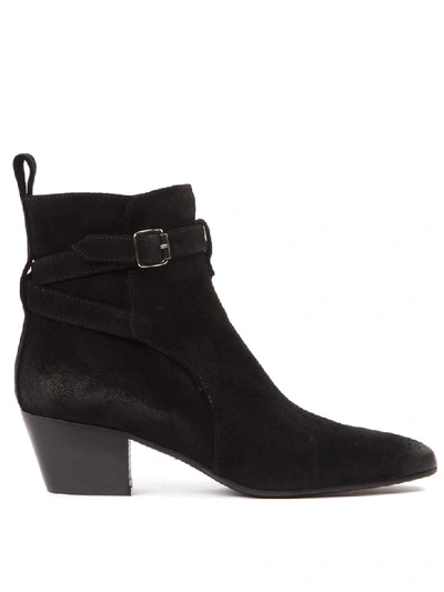 Marc Ellis Black Suede Ankle Boots