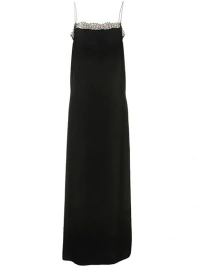 Ingie Paris Spaghetti Strap Long Dress In Black