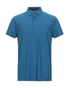 Drumohr Polo Shirts In Blue