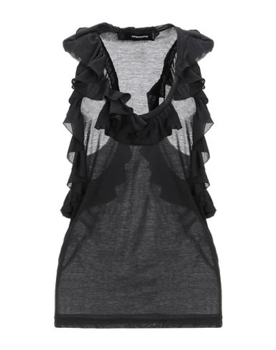Dsquared2 Tops In Black