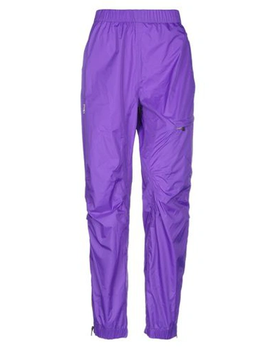 K-way Casual Pants In Purple