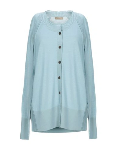 Burberry Cardigan In Sky Blue