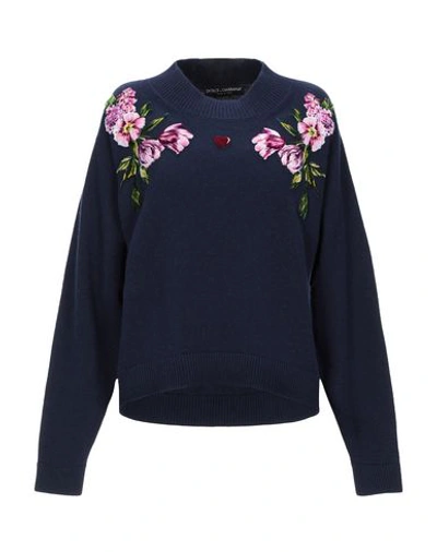 Dolce & Gabbana Sweaters In Blue