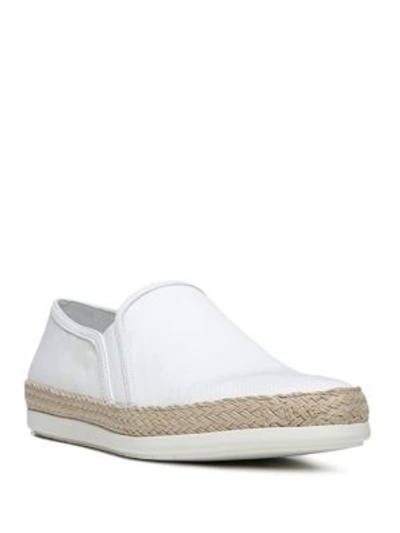 Vince Acker Espadrille Slip-on Sneakers In Off White