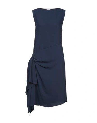 P.a.r.o.s.h Midi Dresses In Dark Blue