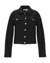 Dondup Denim Outerwear In Black