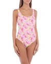 Moschino One-piece Swimsuits In Pink