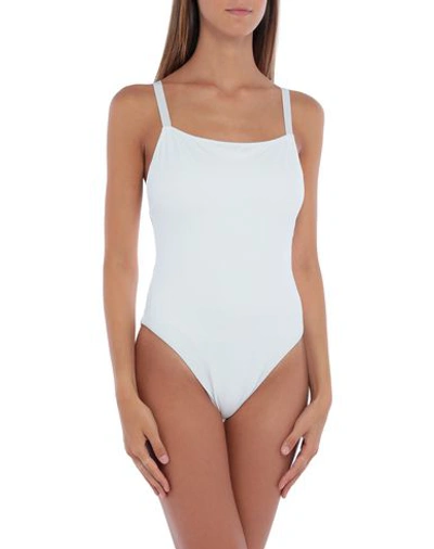 Moschino One-piece Swimsuits In White