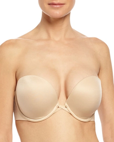 Wacoal Amazing Assets Push Up Strapless Bra In Sand