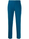 Alberto Biani Slim Fit Trousers In Blue