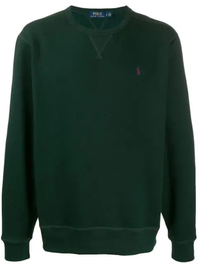 Polo Ralph Lauren College Sweatshirt In Green