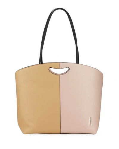 Hayward 1712 East-west Two-tone Tote Bag In Champagne