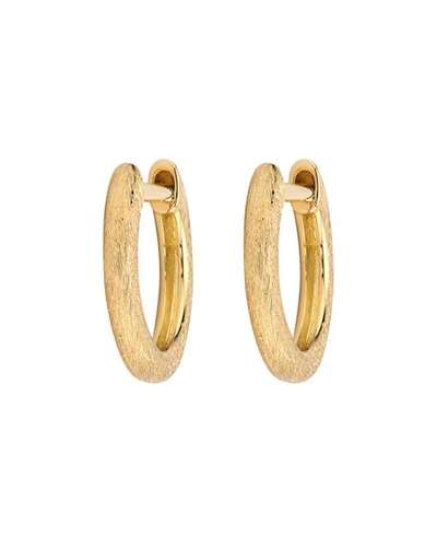 Jude Frances Plain Delicate Hoop Earrings, Gold