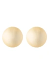 Alexis Bittar Medium Dome Clip Earrings In Gold