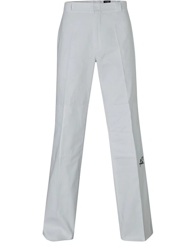 Raf Simons Patch Trousers In White
