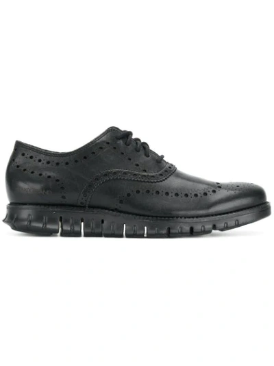 Cole Haan Zerogrand Wingtip Oxford Shoes In Black