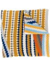 Missoni Stripe Patterned Scarf In Yellow ,blue