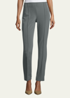 Lafayette 148 Plus-size Acclaimed Stretch Gramercy Pant In Grey