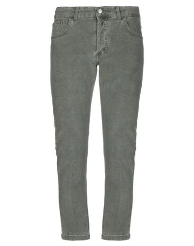 Entre Amis Casual Pants In Green