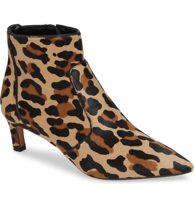 Aquatalia Marilisa Weatherproof Genuine Calf Hair Bootie In Leopard