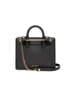 Strathberry Nano Leather Tote In Black