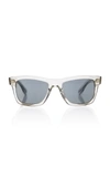 Oliver Peoples Oliver Sun 54 Black Diamond & Carbon Grey Sunglasses In Black Diamond/gray