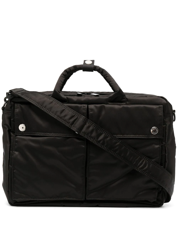 Porter-yoshida & Co X Mackintosh Two-way Briefcase In Black | ModeSens