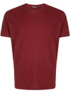 Loro Piana Crew Neck Plain T-shirt In Red