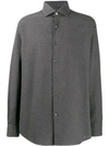 Ermenegildo Zegna Longsleeved Shirt In Grey