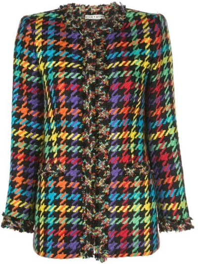 Houndstooth Alice Olivia Tweed Jacket ALICE OLIVIA Deon