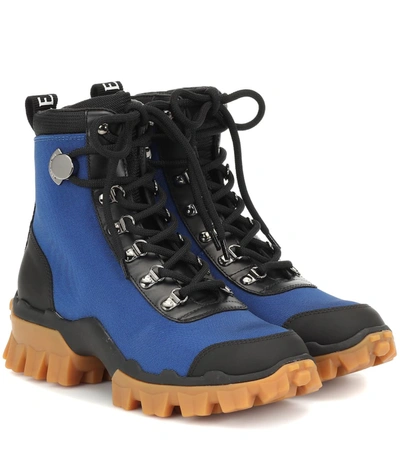 Moncler Grenoble Helis Ankle Boots In Blue | ModeSens
