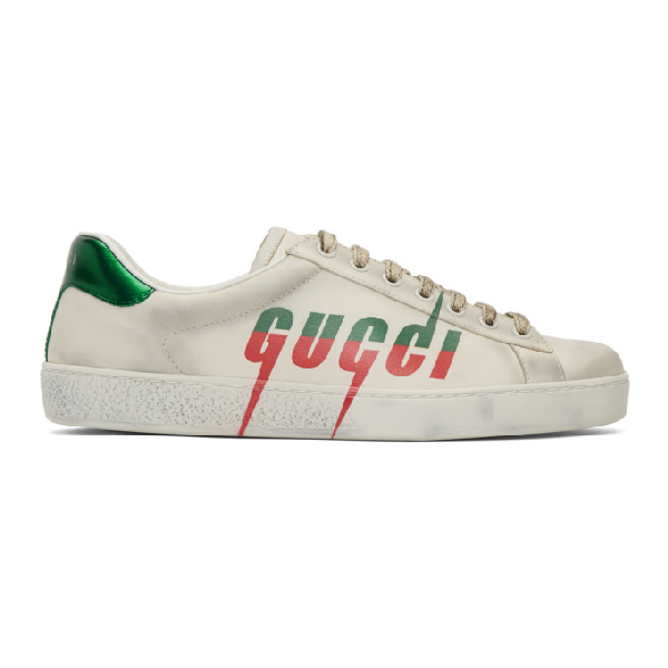 gucci white sneakers sale