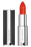 Givenchy Le Rouge Satin Matte Lipstick In 316 Orange Absolu