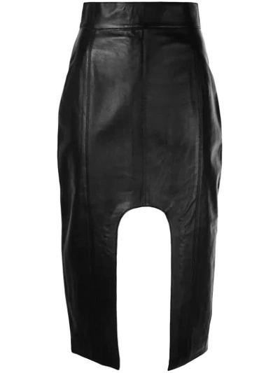 Boyarovskaya Cutout Pencil Skirt In Black