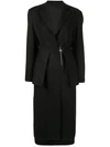 Boyarovskaya Belted Utility Coat In Black