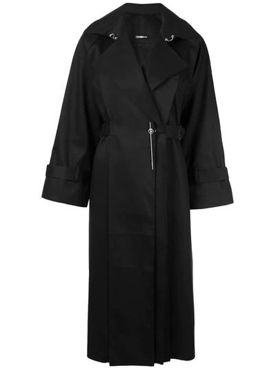 Boyarovskaya Pin-embellished Coat In Black