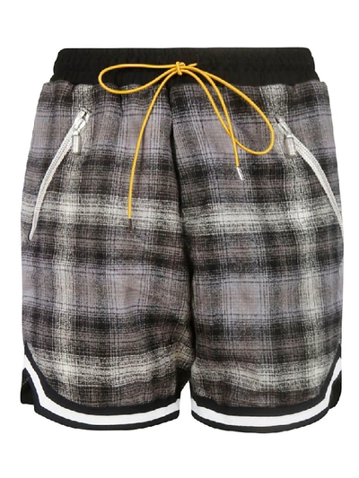 Rhude Tie Waist Shorts In Grigio