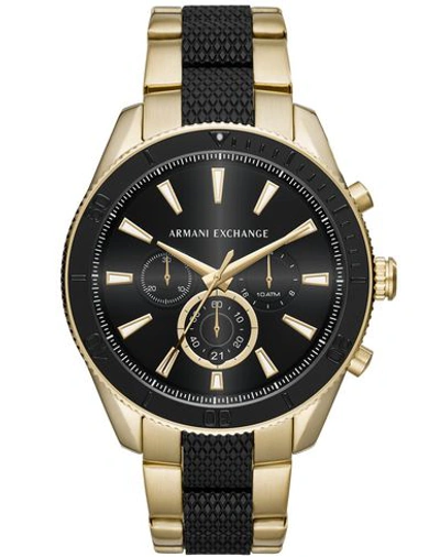 Armani Exchange Wrist Watch In Platinum