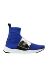 Balmain Sneakers In Bright Blue