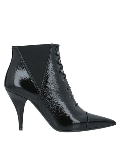 Casadei Ankle Boots In Black