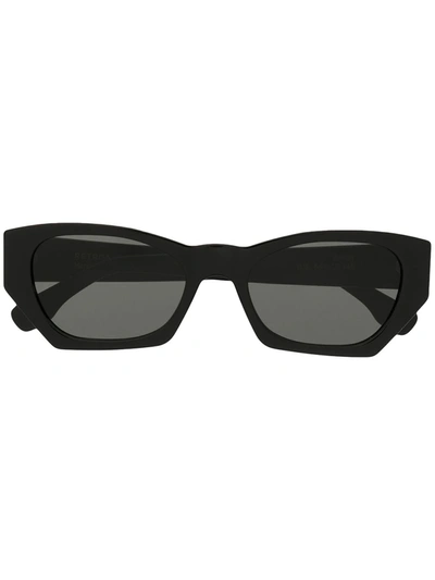 Retrosuperfuture Square-frame Logo-detail Sunglasses In Black