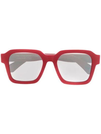 Retrosuperfuture Vasto Oversized Sunglasses In 红色