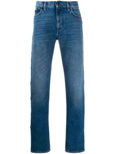 Burberry Straight Leg Jeans In 蓝色