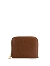 Stella Mccartney Stella Logo Wallet In Brown