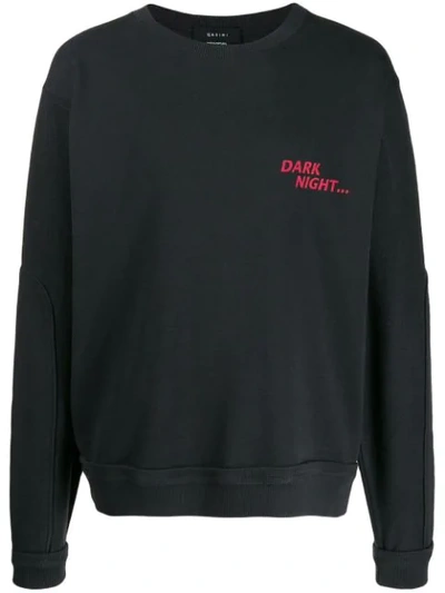 Qasimi Dark Night Sweatshirt In Black