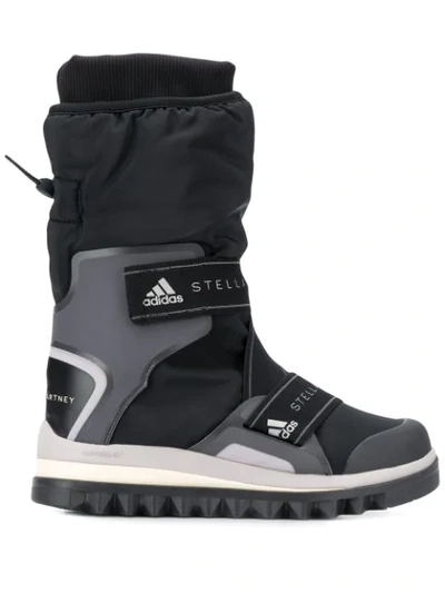 Adidas By Stella Mccartney Winter Water-repellent Boots In Black