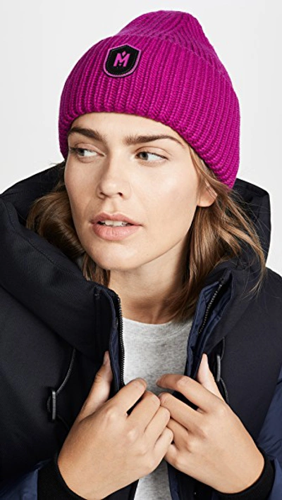 Mackage Classic Beanie In Magenta