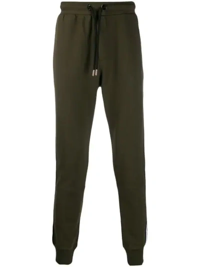 Les Hommes Urban Drawstring Track Trousers In Green